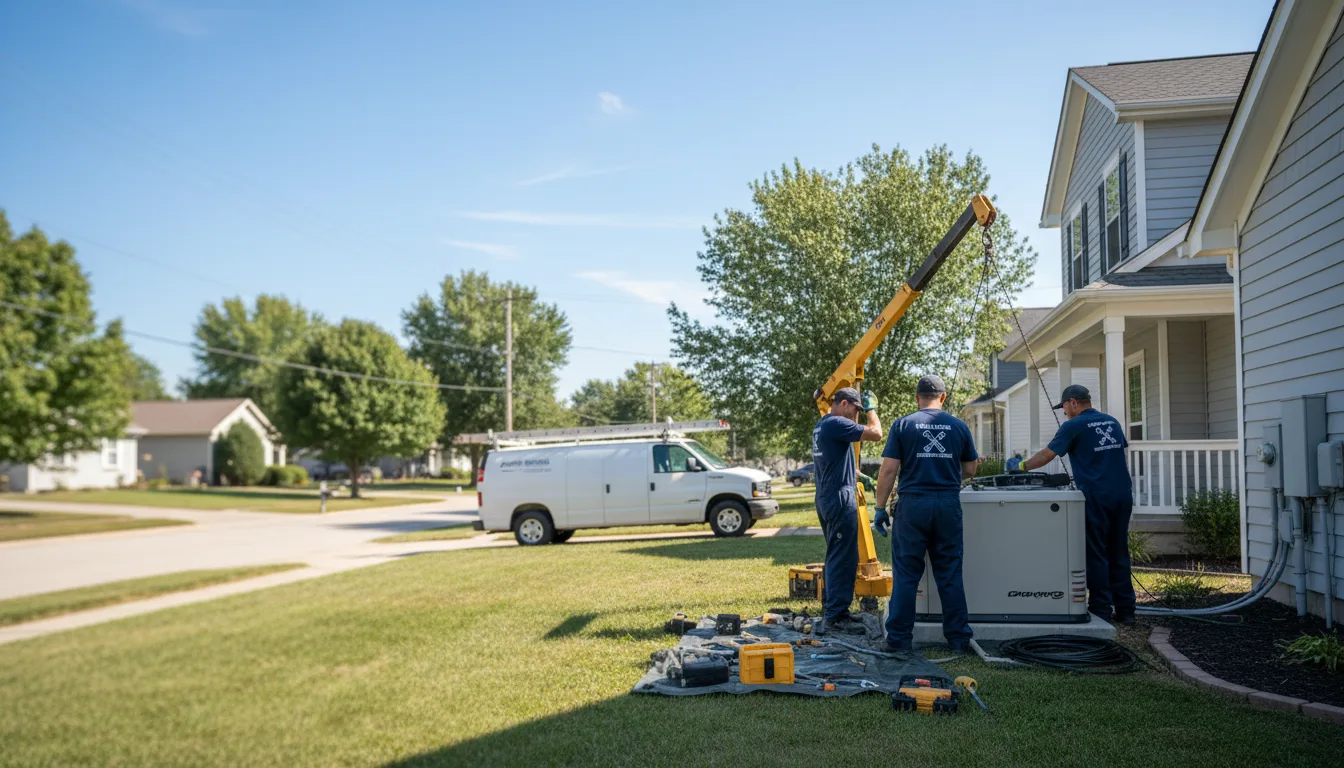 Generator Installation in Hustisford, WI near me